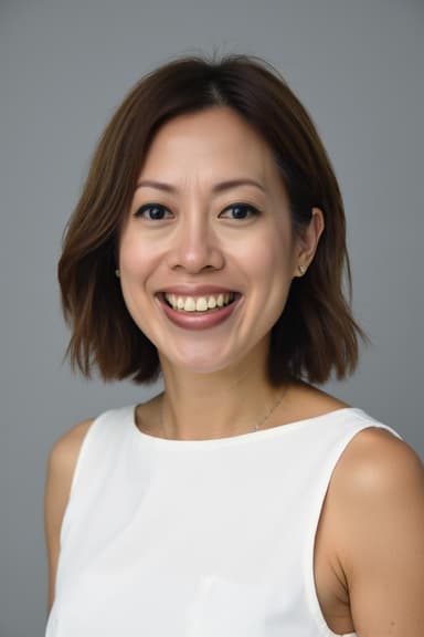 Glenda Quek's AI generated headshot